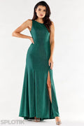 Sukienka Model A549 Bottle Green - Awama