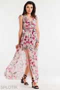 Sukienka Model A502 Cherry Flowers - Awama